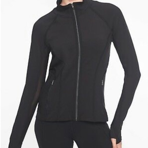 Athleta Tops - Athleta Powervita Elation Full Zip Jacket Black
